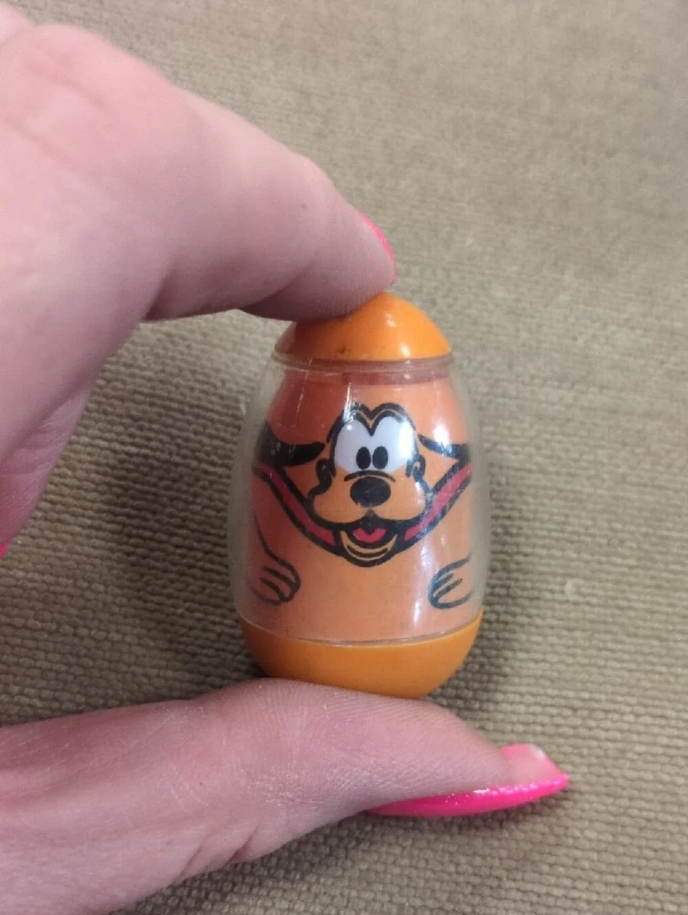 Hasbro Weebles Mickey Mouse Red Pull-Along Train with Yellow Wheels